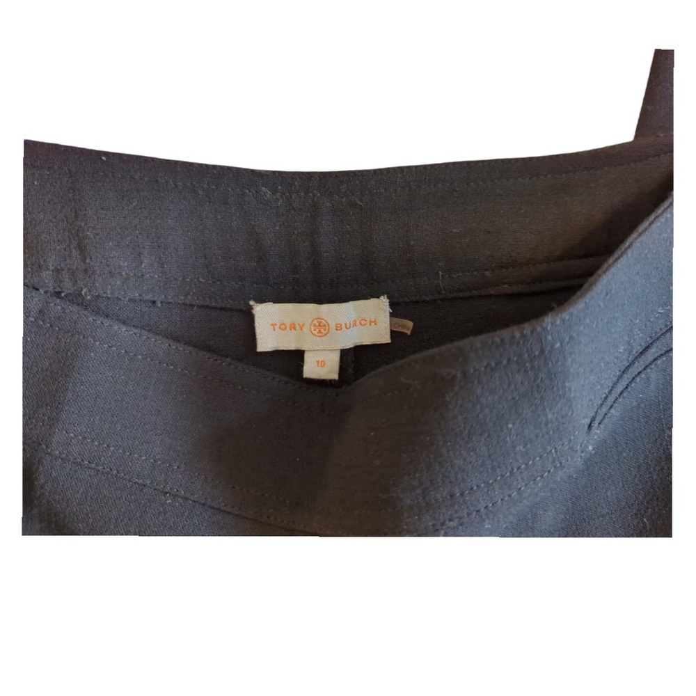 Tory Burch, Black Trouser Ankle Dress Pants, Size 10 - Picture 2 of 5